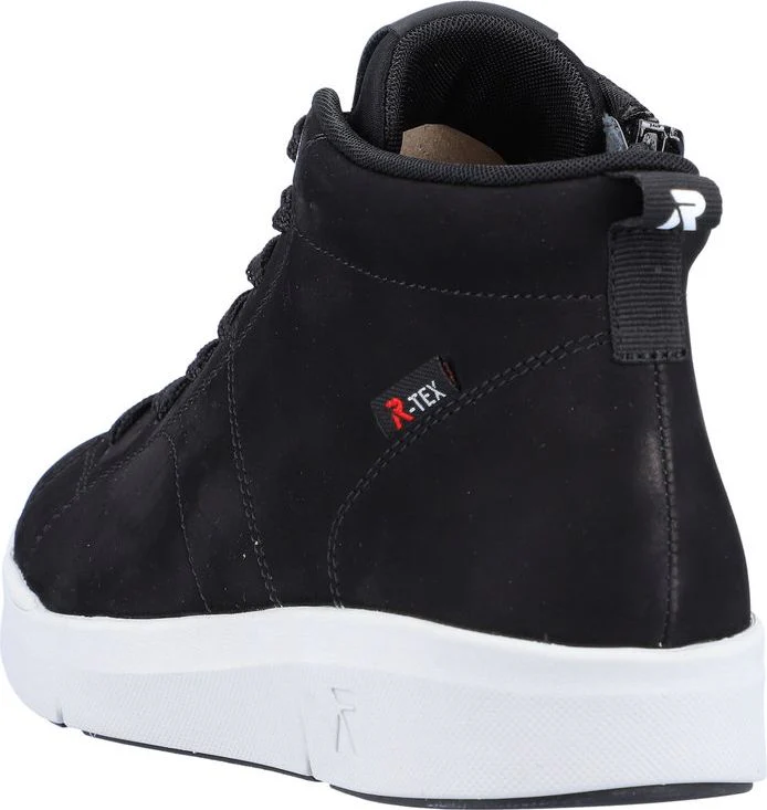 Black Lace Up Ankle Boot - Image 5
