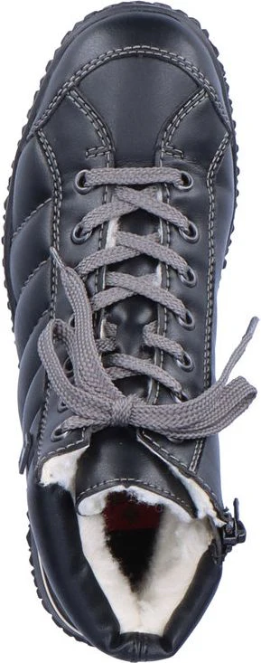Black Lace Up Ankle Boot - Image 6