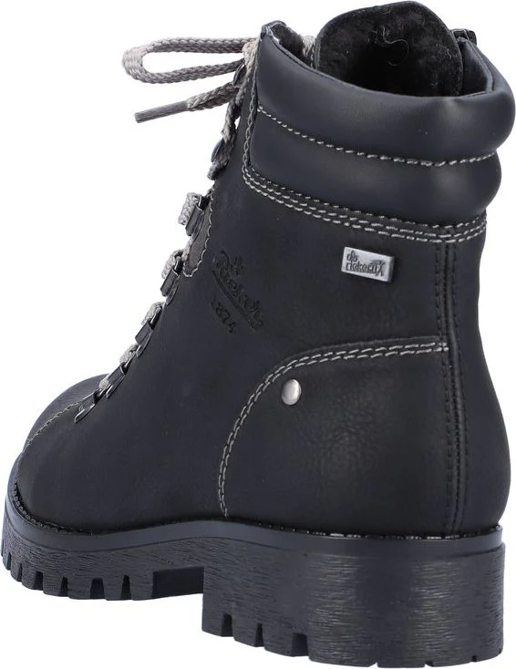 Black Lace Up Boot - Image 5