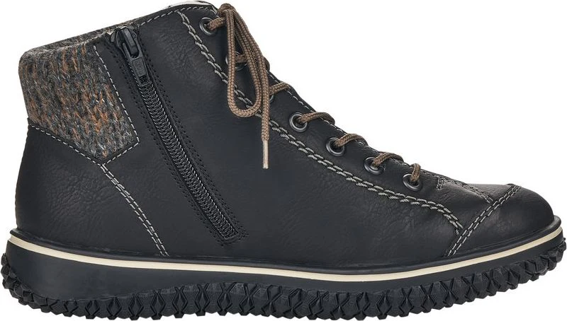 Black Lace Up Hiker - Image 2