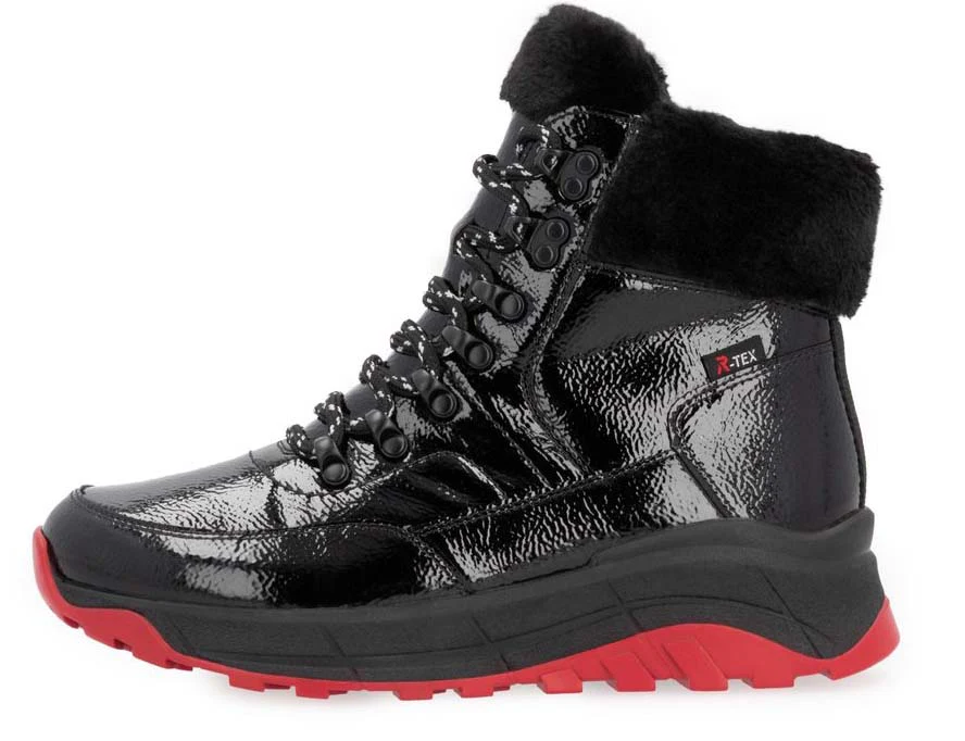 Black Lambs Wool Lined Boot - Image 3