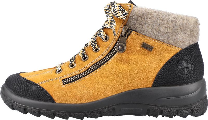 Black Short Lace Up Boot - Image 3