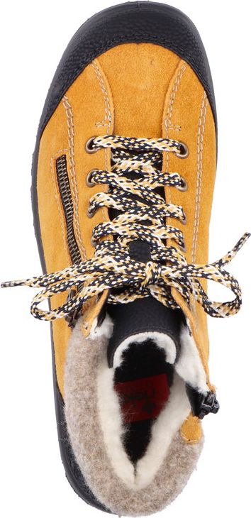 Black Short Lace Up Boot - Image 6