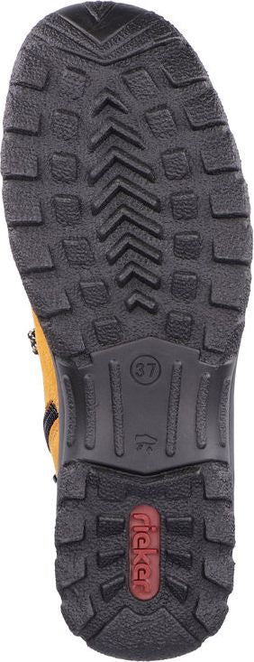Black Short Lace Up Boot - Image 7