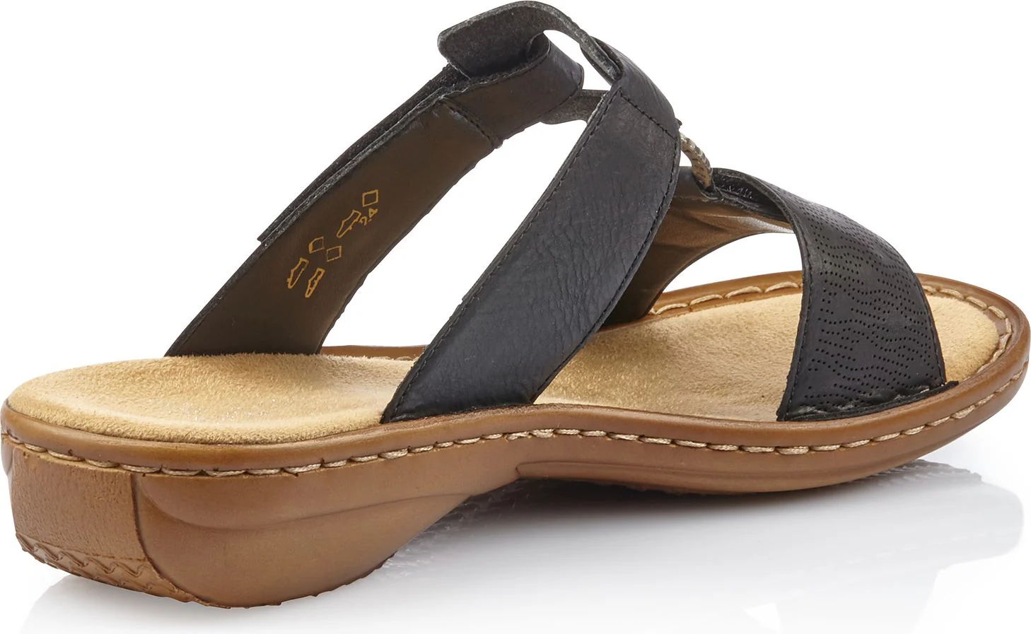 Black Slide Sandal - Image 2