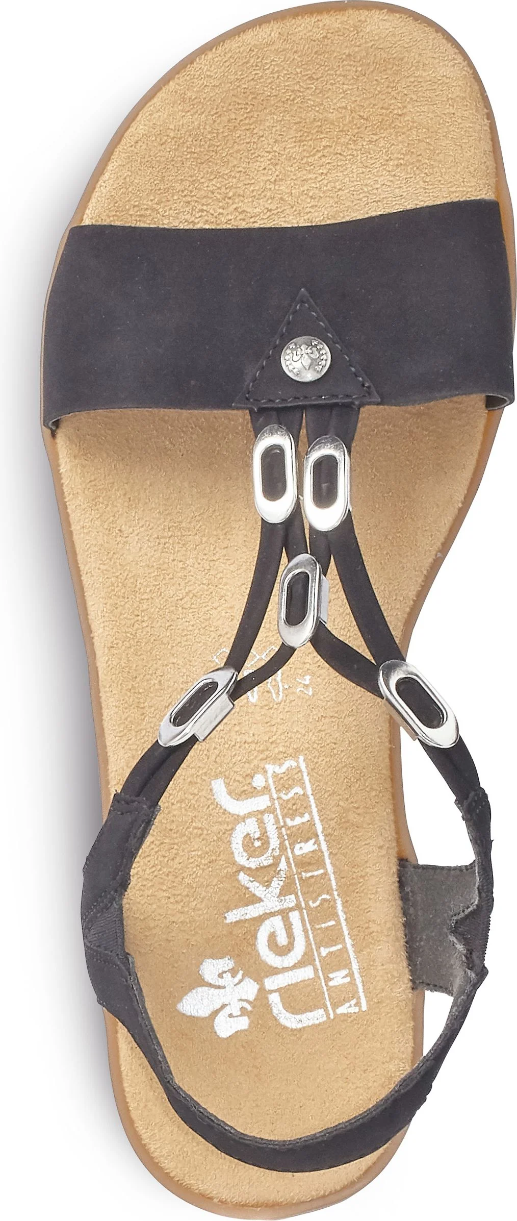 Black Strappy Sandal - Image 5