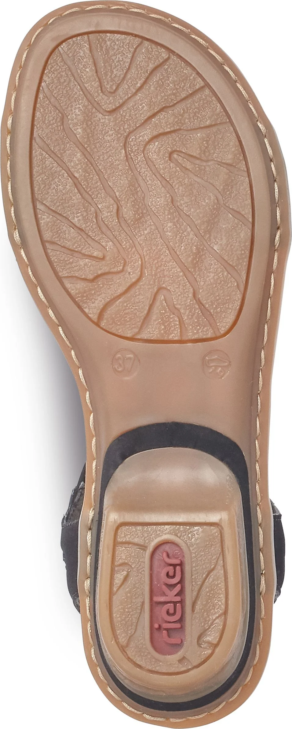 Black Strappy Sandal - Image 6