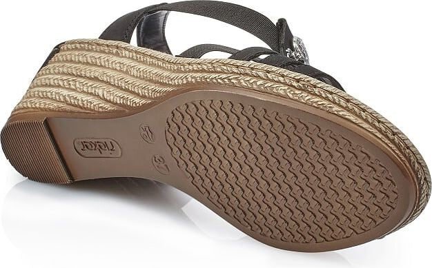 Black T-strap Sandal - Image 3