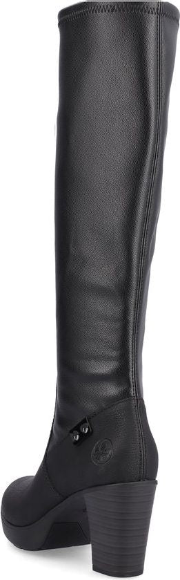 Black Tall Heeled Boot - Image 5
