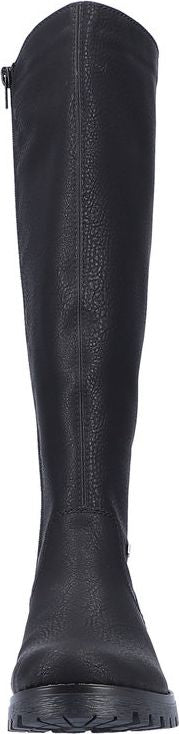 Black Tall Side Zip Boot - Image 4