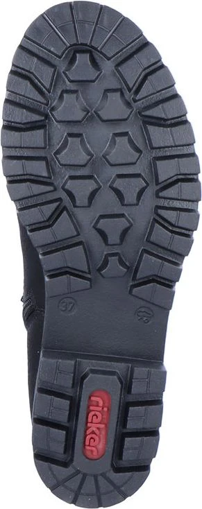 Black Tall Side Zip Boot - Image 7