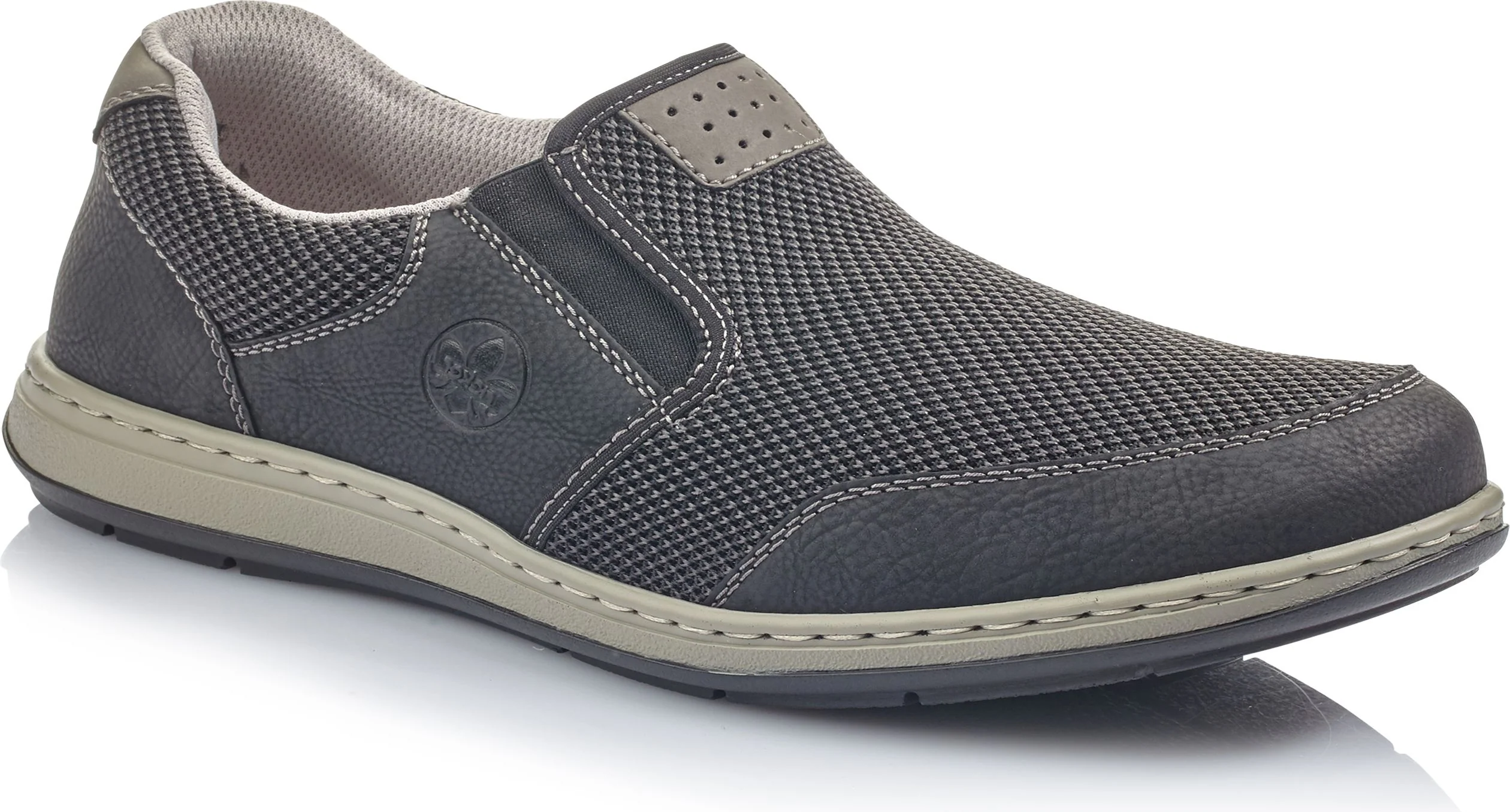 Black Techknit Slip On