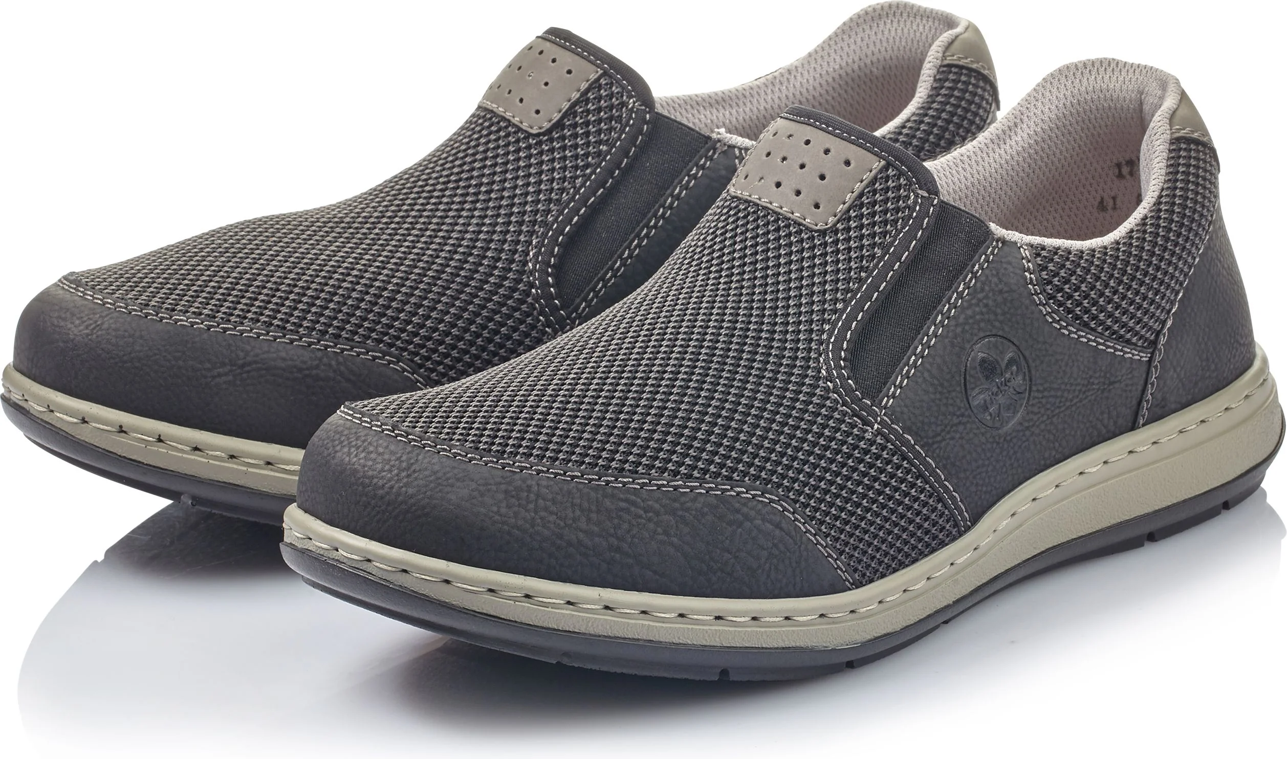 Black Techknit Slip On - Image 7