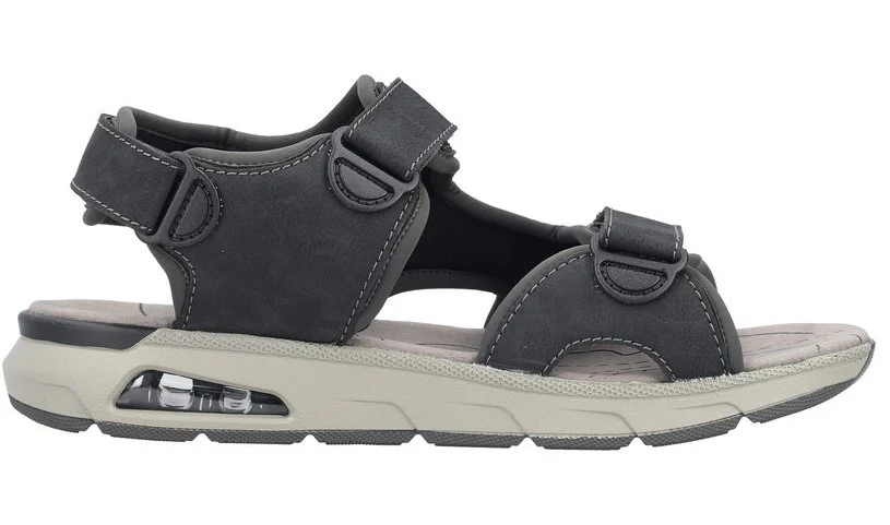 Black Velcro Sandal - Image 2