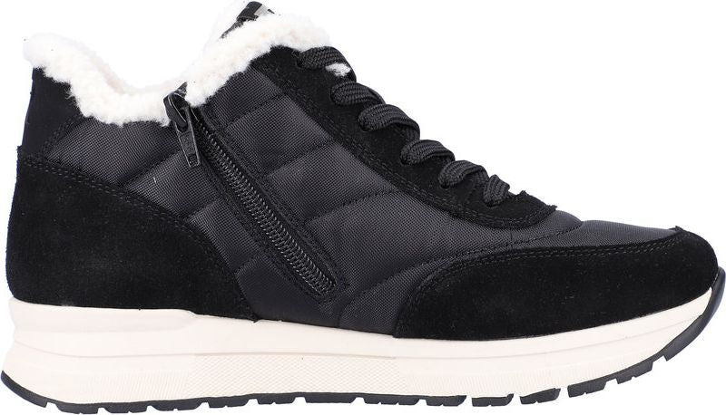 Black Warm Lined Ankle Boot - Image 2