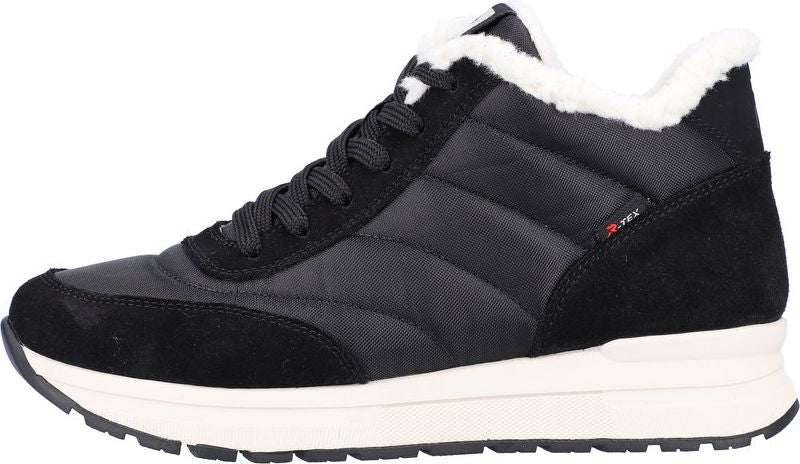 Black Warm Lined Ankle Boot - Image 3