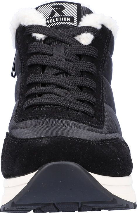 Black Warm Lined Ankle Boot - Image 4