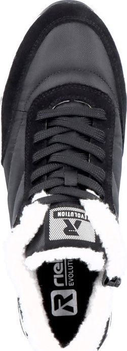 Black Warm Lined Ankle Boot - Image 6