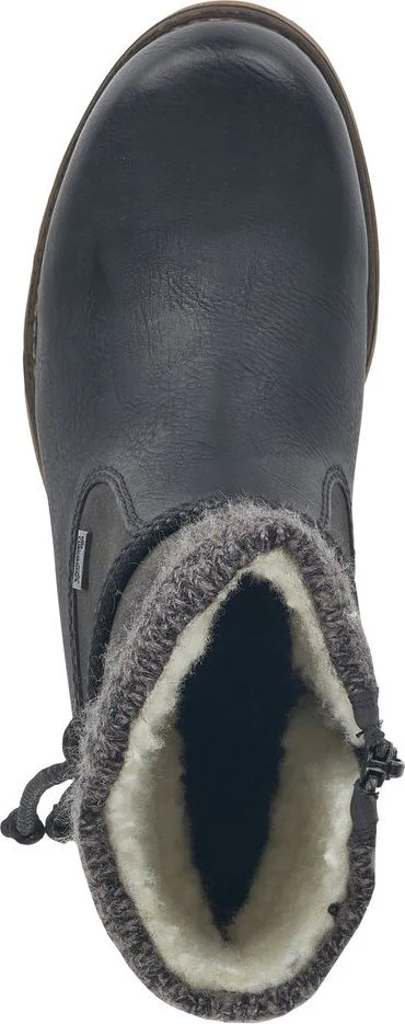 Black Warm Lined Boot - Image 4