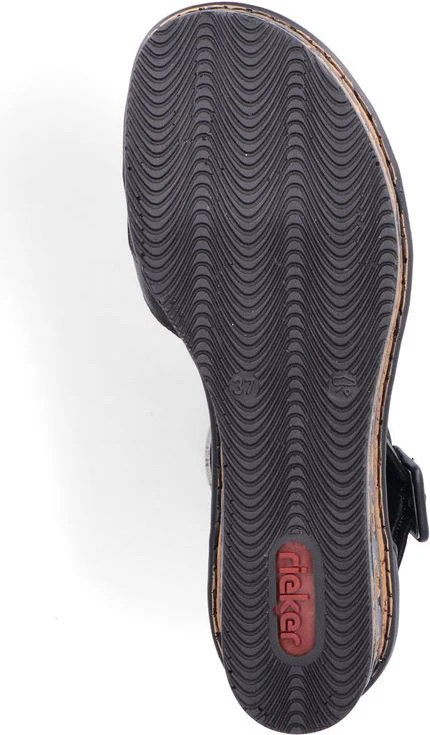 Black Wedge Ankle Wrap Strap - Image 7