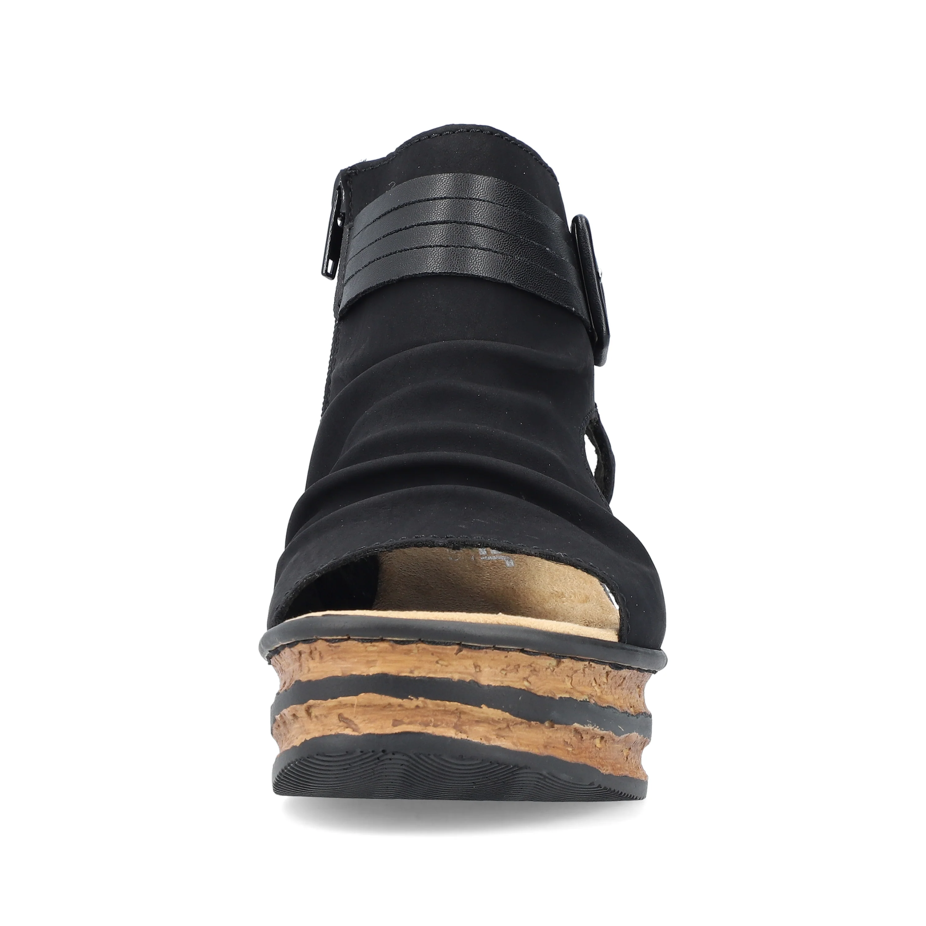 Black Wedge Sandal - Image 5