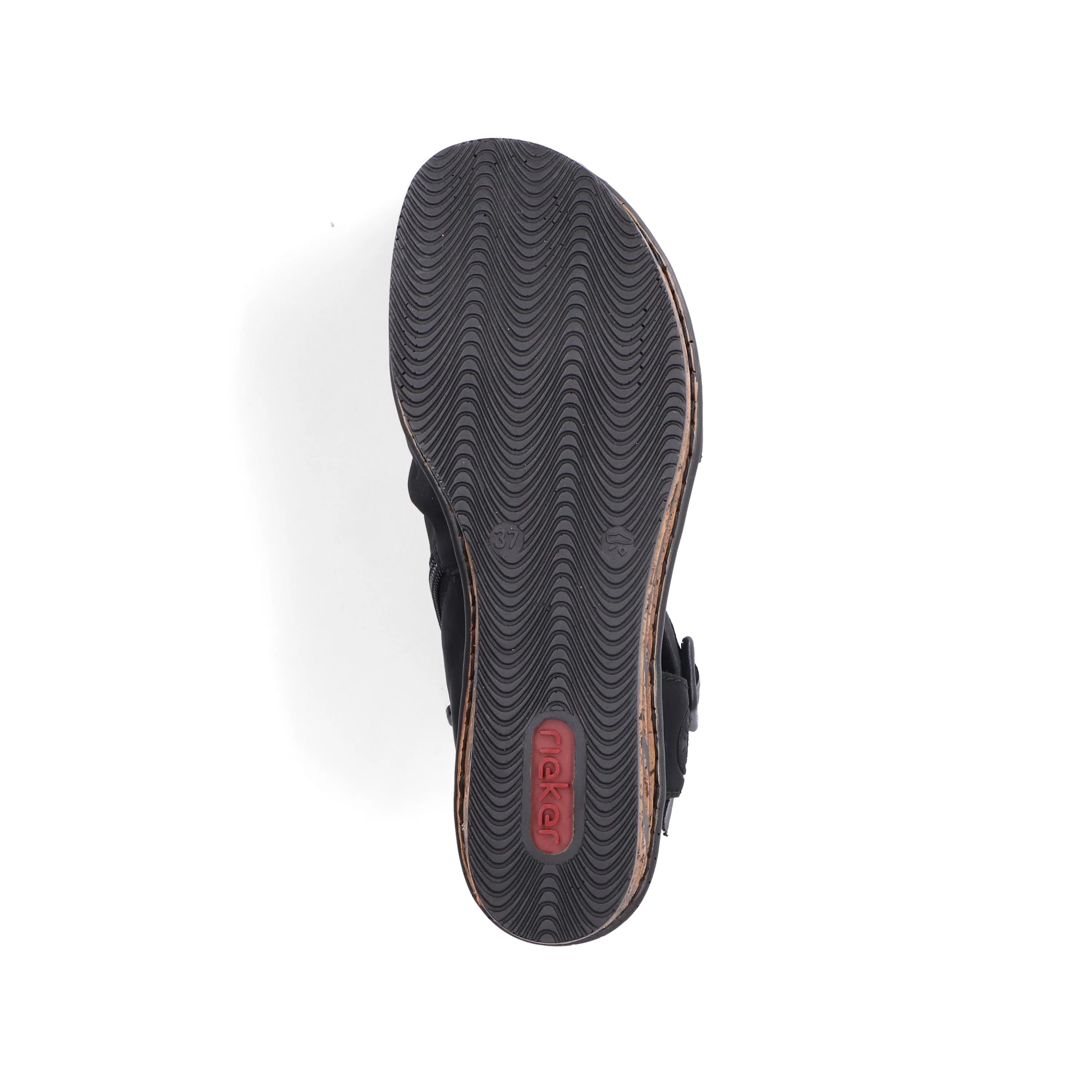 Black Wedge Sandal - Image 7