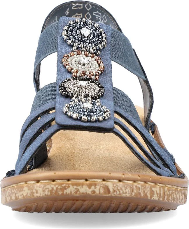 Blue Beaded Slingback - Image 4