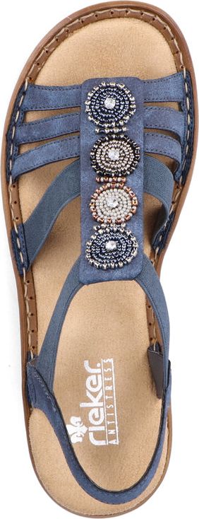 Blue Beaded Slingback - Image 6
