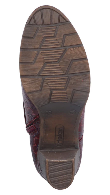 Bordeaux Warmlined Heeled Boot - Image 9