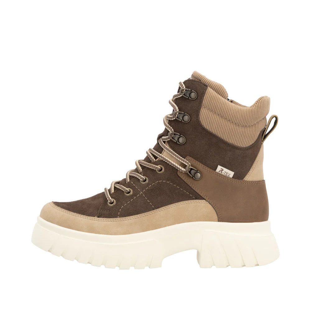 Brown Lace Up Boot - Image 3