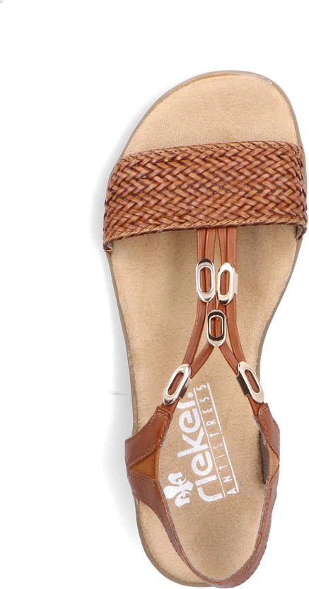 Brown Low Heel Sandal - Image 6