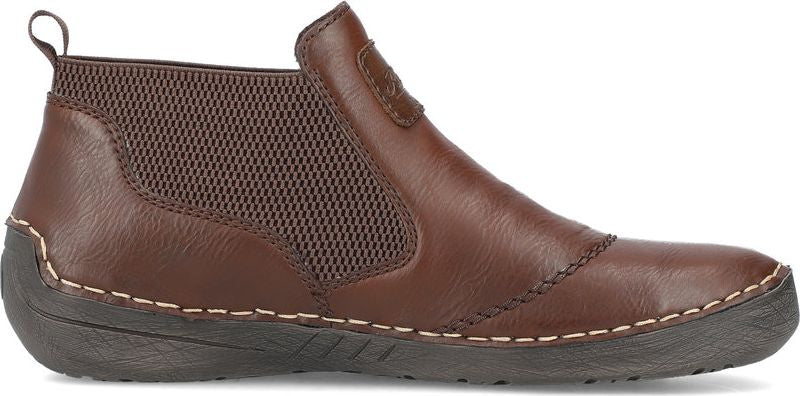 Brown Slip On Ankle Boot - Image 2