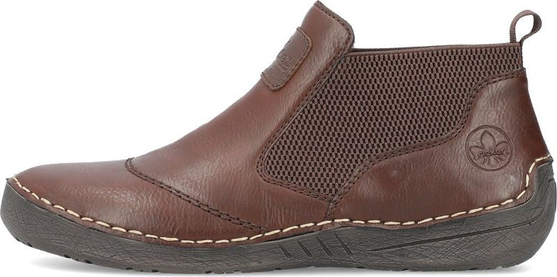 Brown Slip On Ankle Boot - Image 3
