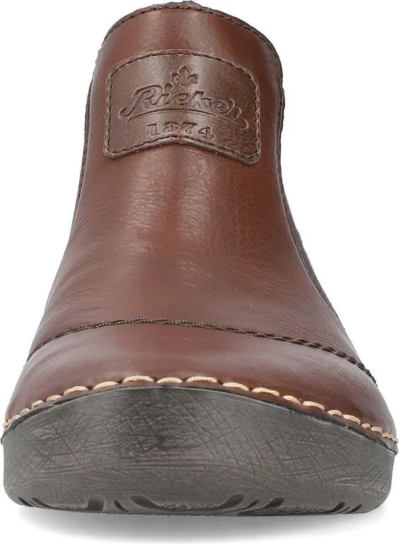 Brown Slip On Ankle Boot - Image 4