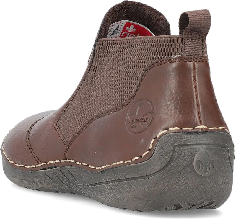 Brown Slip On Ankle Boot - Image 5
