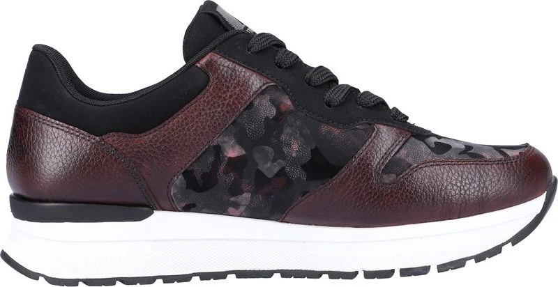 Burgundy Floral Sneaker - Image 2