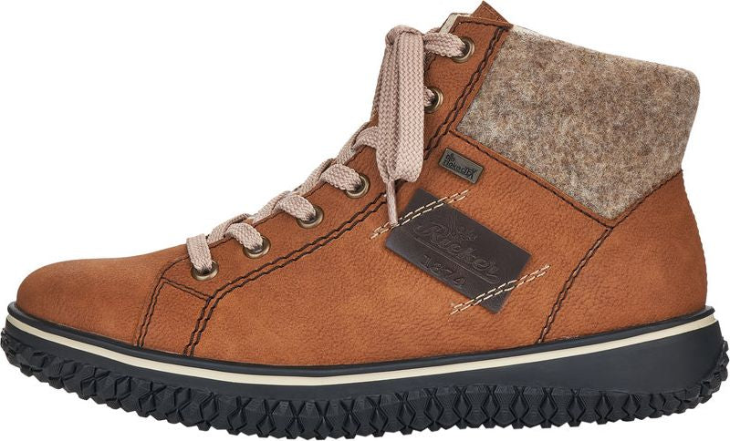 Cognac Short Lace Up Boot - Image 5