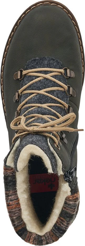Forest Green Lace Up Boot - Image 4