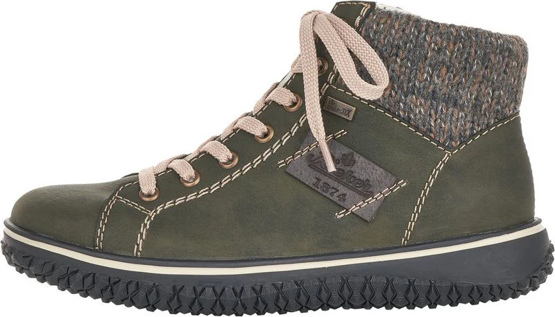 Forest Green Lace Up Boot - Image 5