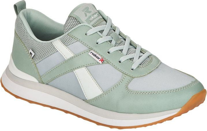 Grey/Mint Lace Up