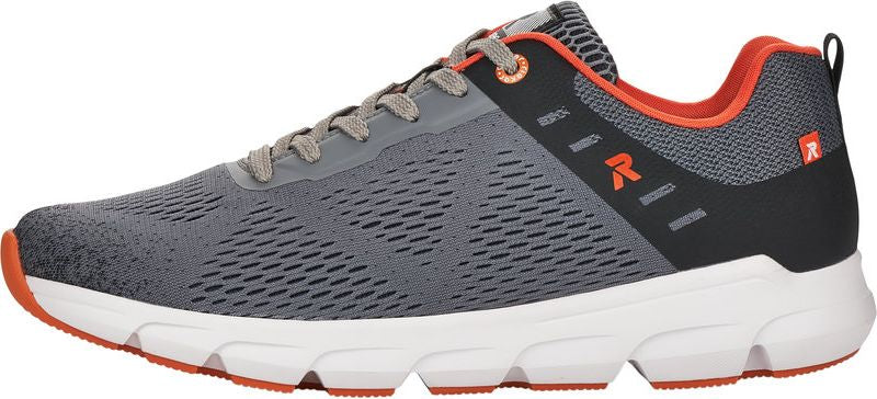 Grey/Orange Mesh Lace Up - Image 3