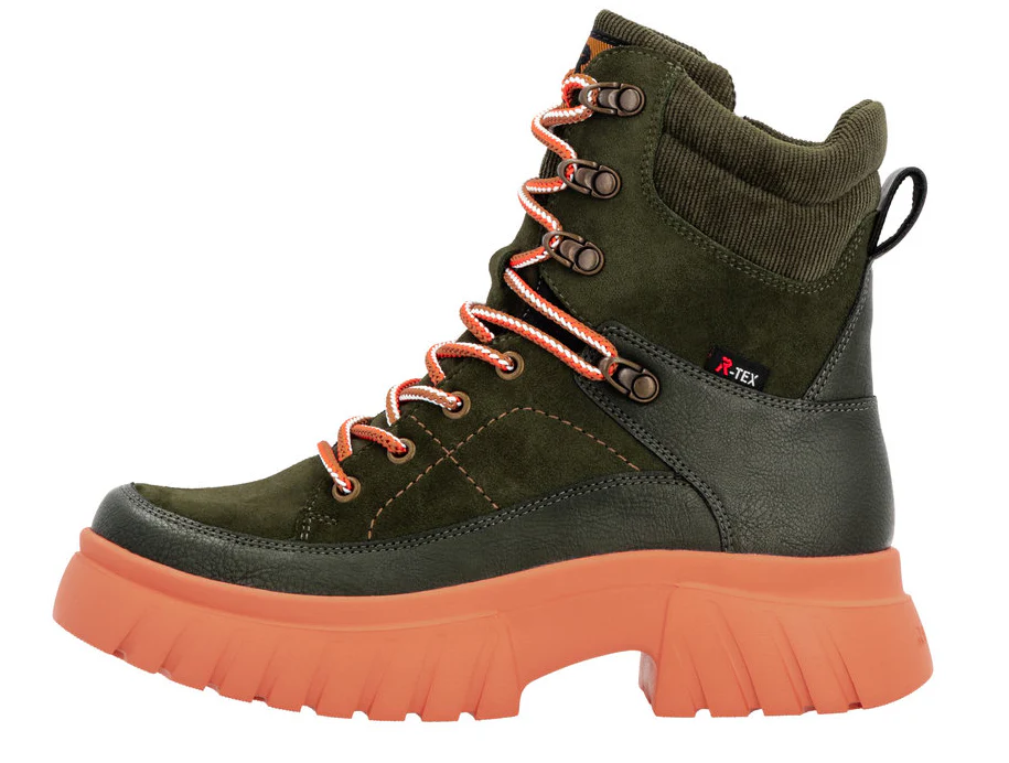 Khaki Lace Up Boot - Image 3