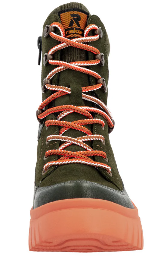 Khaki Lace Up Boot - Image 4