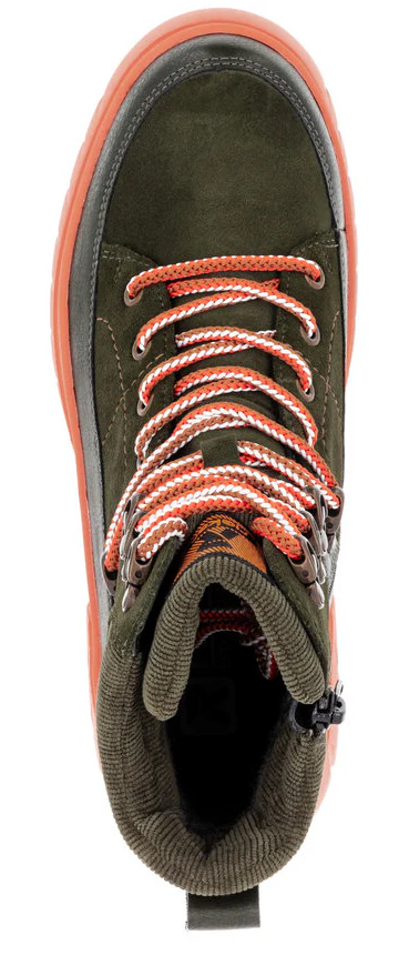 Khaki Lace Up Boot - Image 6