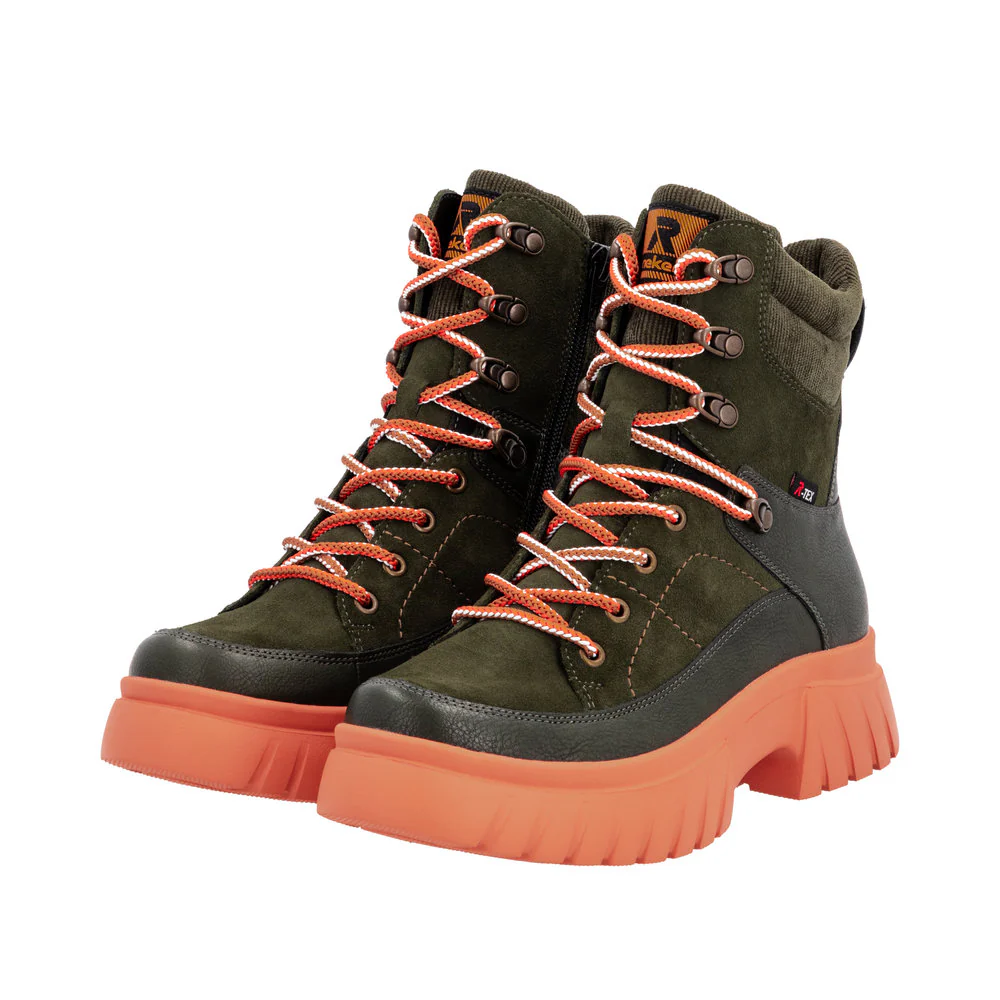Khaki Lace Up Boot - Image 8