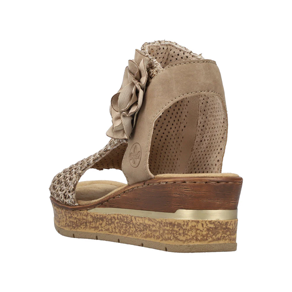 Pink Wedge Perf Sandal - Image 5