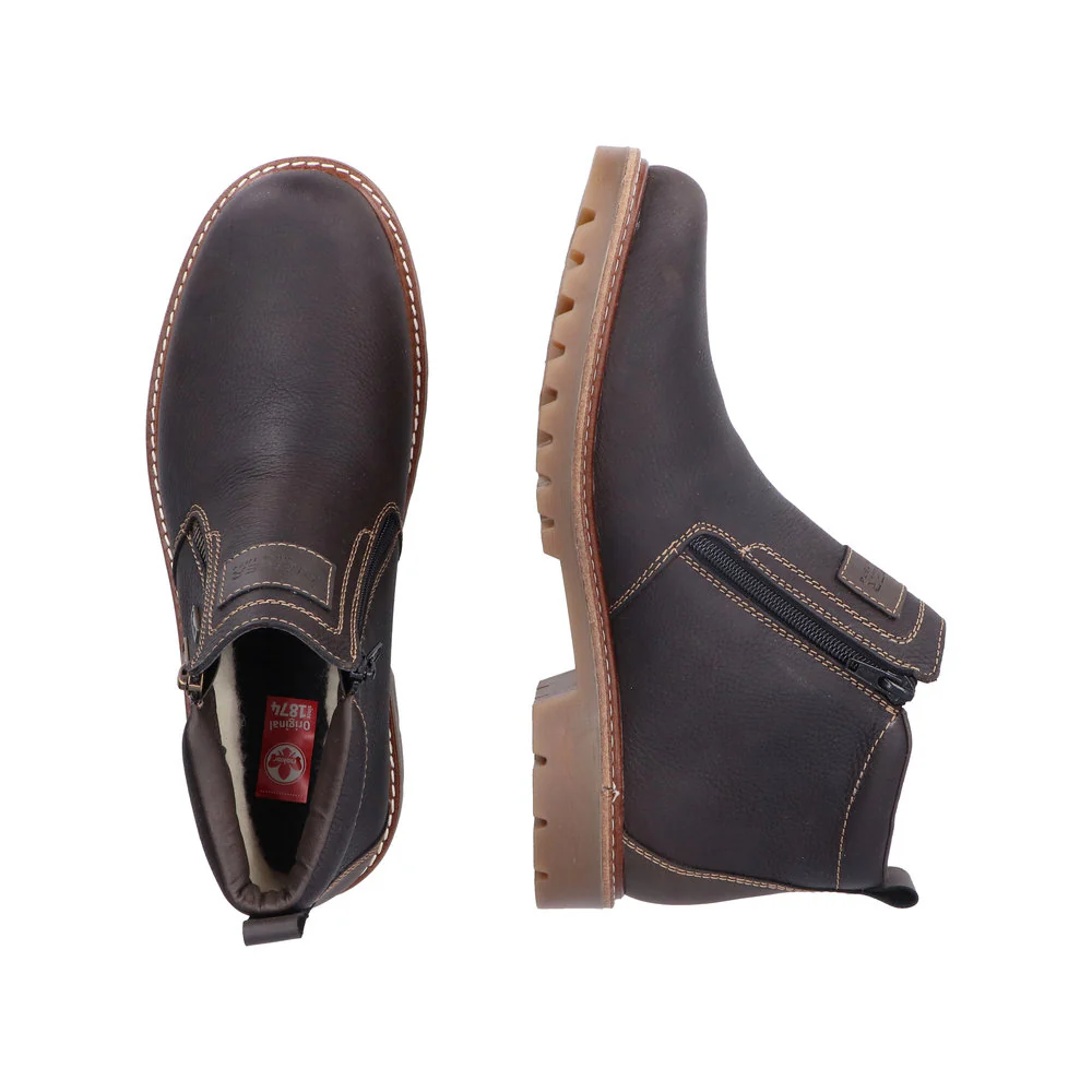Moro Warmlined Side Zip Boot Brown - Image 5