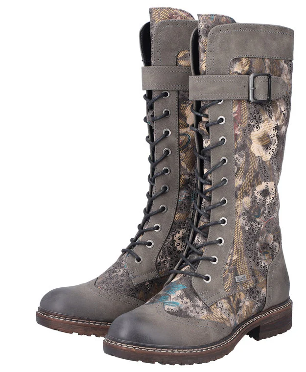 Multi Lace Up/Zip Boot - Image 4
