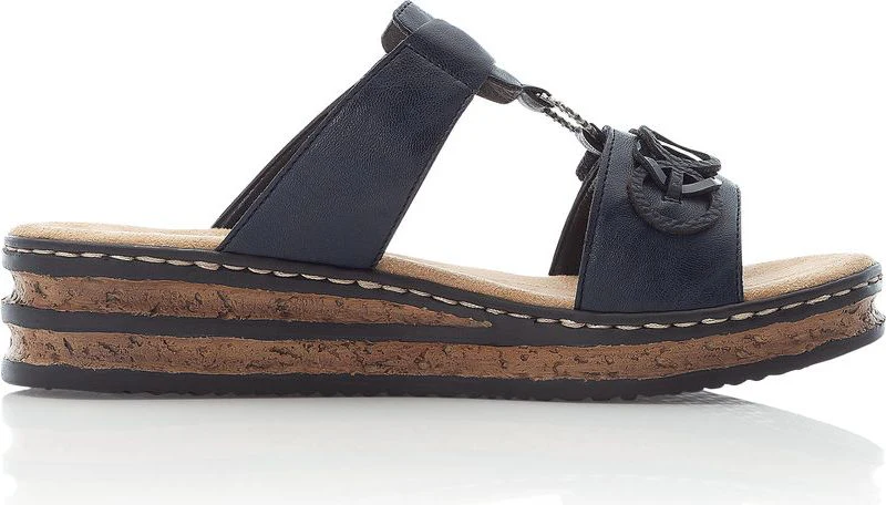 Navy 2 Strap Sandal - Image 2