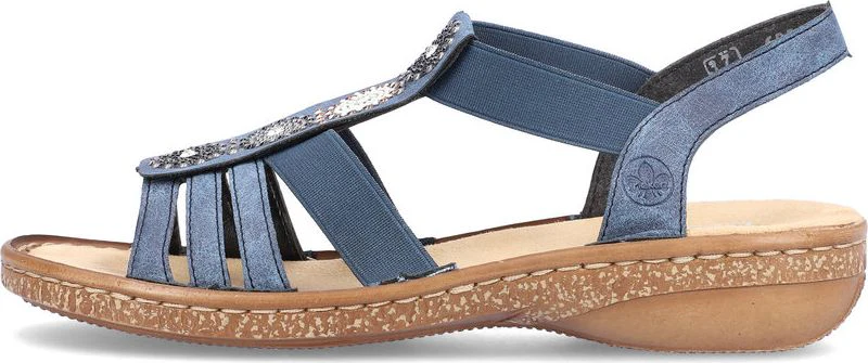 Navy Beaded Slingback - Image 3